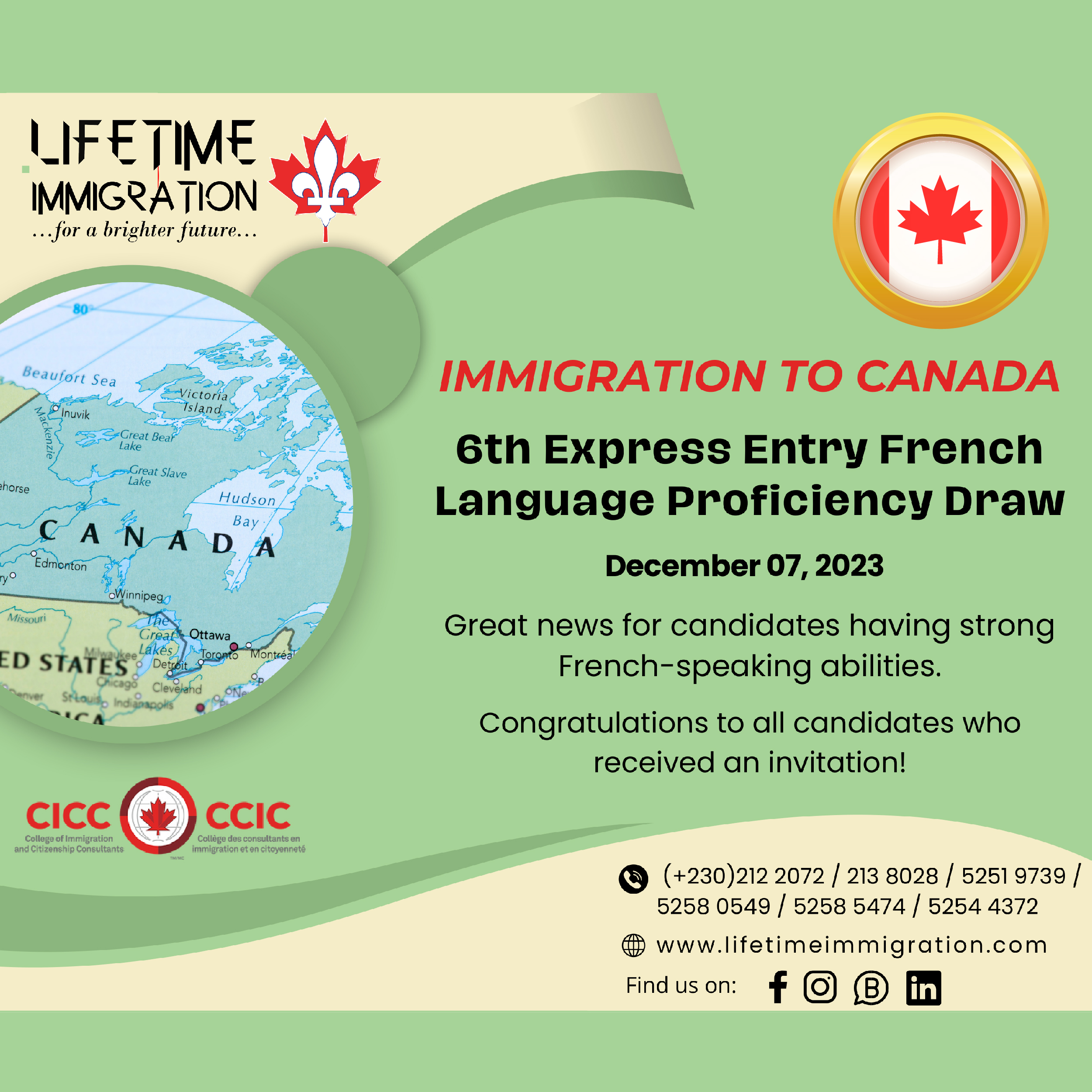 Express Entry: French Language Proficiency Draw